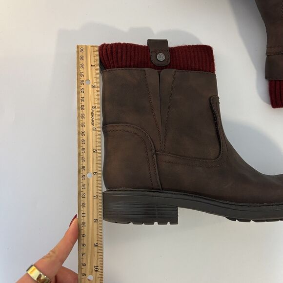 Tommy Hilfiger Womens Rugby 2 Ankle Booties Size 8.5M Brown Faux Leather - Picture 3 of 13